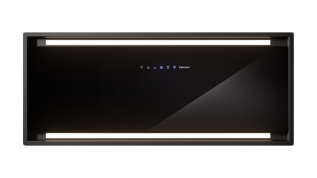 Hota Incorporabila FALMEC INCASSO PARALLEL Neagra, L=76, Motor 800 mc/h, Sistem de comunicare wireless intre plita si hota Falmec, Telecomanda inclusa, Aspiratie perimetrala, LED Dynamic, Fabricatie Italia, Garantie 5 ani