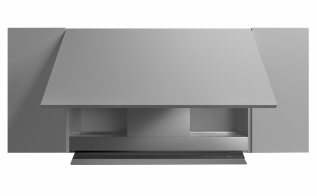 Hota incorporabila FALMEC VIRGOLA NO-DROP Touch, L=75cm, Inox, Sistem anti-condensare patentat No-Drop, Motor 800m³/h, Fabricatie Italia. Garantie 5 ani, Iluminare LED Dynamic si Dimabil