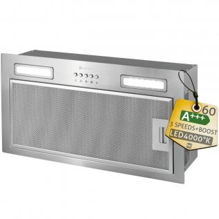 Hota incorporabila Kompatic by Turbionaire Lane 50 KLN50SI, Motor brushless 450 mc/h, Clasa A+++, Control electronic, Iluminare LED, 3 viteze + Boost, Inox Hota incorporabila Kompatic by Turbionaire Lane 50 KLN50SI, Motor brushless 450 mc/h, Clasa A+++, Control electronic, Iluminare LED, 3 viteze + Boost, Inox