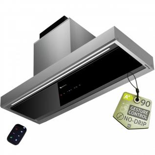 Hota incorporabila Kompatic by Turbionaire, Yara 90 KPYR90BIS, Motor 800mc/h, Clasa A++, Control prin Gesturi si Touch, Sistem anti-condens No Drip, Telecomanda, Functie curatare aer, Iluminare LED ajustabila, 90 cm, Inox Hota incorporabila Kompatic by Turbionaire, Yara 90 KPYR90BIS, Motor 800mc/h, Clasa A++, Control prin Gesturi si Touch, Sistem anti-condens No Drip, Telecomanda, Functie curatare aer, Iluminare LED ajustabila, 90 cm, Inox
