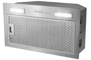 Hota incorporabila Turbionaire Selena 50, Motor 600 mc/h, Iluminare LED 4000K, 3 viteze, Control electronic, Filtru grasimi din Inox si Aluminiu in 5 straturi