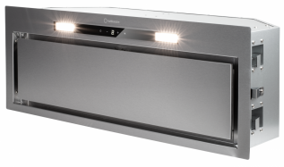 Hota incorporabila Turbionaire Thea 75 RC, Motor 800 mc/h, Clasa A+, Motor brushless, Control prin Gesturi si Touch, Telecomanda, Iluminare LED 4000K, Aspiratie perimetrala, 3 viteze + Boost, Filtru Aluminiu in 5 straturi