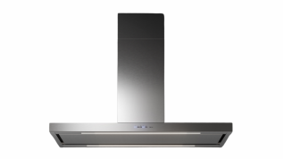 Hota insula FALMEC PLANE PLUS L=120 cm, Culoare Inox, Motor 800 mc/h, Sistem de comunicare wireless intre plita si hota Falmec, Aspiratie perimetrala, Iluminare LED dimabila si Dynamic Control electronic, Fabricatie Italia, Garantie 5 ani