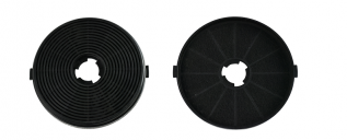Kit filtre de carbon Kompatic KCF4  pentru hote, Carbon Activ, retine mirosurile provenite din gatit