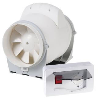 Pachet Promo: Ventilator ELICENT AXM 160 de tubulatura + Regulator de viteza Elicent R15