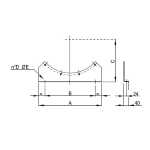 Suport montaj pentru ventilator Elicent 1ST900