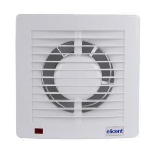 Ventilator casnic ELICENT E-style 100, Clapeta antiretur, Fabricatie Italia,Debit 90 mc/h