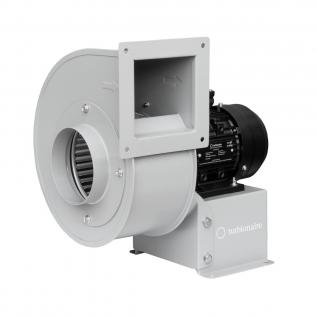 Ventilator centrifugal Turbionaire CIT 140T, Trifazic, Debit 1303 mc/h, IP 55, Motor Brushless, Presiune Max. 421 Pa, Clasa F, 2 Poli