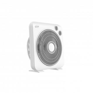 Ventilator de birou Argo Boxy, Rotatie 360°, Timer, 3 trepte de viteza, 50 W, Control mecanic