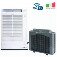 Aer conditionat cu unitate externa mobila, ARGO ULISSE, WIFI, 13000 BTU, nu necesita instalare,  Clasa energetica A, Fabricatie Italia,  Dezumidificare, Autorestart, Tub evacuare si adaptor fereastra incluse,