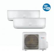 Aer conditionat tip DUBLU SPLIT inverter ARGO Ecolight 9000+9000BTU, Wi-Fi, Functia IFEEL, Purificare aer, INTELLIGENT DEFROST, Functia Turbo, Refrigerant super-ecologic R32
