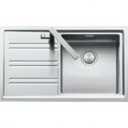 Chiuveta BARAZZA Easy 86x51, 1 cuva, Picurator pe partea stanga, Fabricatie Italia, Cuva cu radius