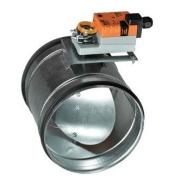 Clapeta de reglaj circulara (damper) D=1000mm, actionata cu servomotor