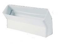Cot rectangular la 45 din PVC montaj vertical 55x220 mm