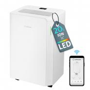 Dezumidificator Turbionaire REVI 20 WIFI ION, 20 l/24h,WIFI, Purificare prin ionizare, Silentios 41 dB, Garantie 3 ani, Rezervor 4.5l, Control digital, Indicator luminos LED umiditate, Timer, Display LCD