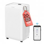 Dezumidificator Turbionaire SENSO N20 WiFi, 20 l/24h, Purificare prin ionizare, Silentios 41 dB, Rezervor 4.5l, 180 m³/h, Flaps automat, Control electronic, Timer, Display digital, Control tactil, Garantie 3 ani, 