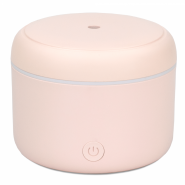 Difuzor de Aroma cu Ultrasunete Turbionaire Puck Blush, 7 Lumini LED interschimbabile, 5 W, Silentios, Portabil, Posibilitate alimentare USB, Oprire automata