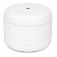 Difuzor de Aroma cu Ultrasunete Turbionaire Puck Snow, 7 Lumini LED interschimbabile, 5 W, Silentios, Portabil, Posibilitate alimentare USB, Oprire automata