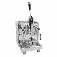 Espressor premium Bezzera Strega AL, Dozare cu parghie, Rezervor incorporat,  Componente profesionale, Grup de extractie incalzit electric, Manometru, Pompa cu vibratii, Fabricat manual in Italia