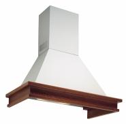 Hota de perete FALMEC TEMPO ANTICO L=90 cm, 600 mc/h, Fabricatie Italia, 5 ani Garantie, Finisaj lemn nuc