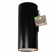 Hota de perete Turbionaire Dot 35 Wall Black, Motor brushless 800 mc/h, Negru mat, Clasa A++, Control electronic, Iluminare LED 4000K, 3 viteze + Boost, Filtru Aluminiu in 5 straturi, Design minimalist