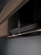 Hota Incorporabila FALMEC VIRGOLA PLUS BLACK L=75 cm, 600 mc/h, Garantie 5 ani, Fabricatie Italia, Dynamic LED