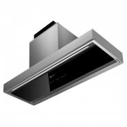 Hota incorporabila Kompatic by Turbionaire, Yara 90 KPYR90BIS, Motor 800mc/h, Clasa A++, Control prin Gesturi si Touch, Sistem anti-condens No Drip, Telecomanda, Functie curatare aer, Iluminare LED ajustabila, 90 cm, Inox