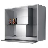 Hota incorporabila telescopica FALMEC MOVE L=60 cm, 800 mc/h, Sticla culoare alba, Garantie 5 ani, Fabricatie Italia,Timer