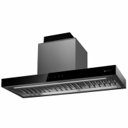 Hota Kompatic by Turbionaire, Riva 90 KRV90SI, Incorporabila sub corpul suspendat, Motor Brushless 800mc/h, Clasa A+++, LED-uri ajustabile, Filtre Baffle Avansate, Touch Control, Refulare verticala/orizontala, 3 viteze, Boost si Super Boost, Inox