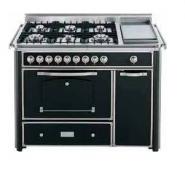 Masina de gatit cu maner BARAZZA Classic 1B120ANIM antracit si finisaj de inox satinat 6 zone de gatit 123 cm