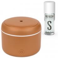 Pachet Turbionaire Sweet Energy Difuzor de Aroma Puck Caramel, Ulei esential Stadler Form Refresh, 100% Natural din Elvetia, Productie ecologica