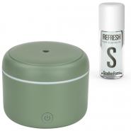 Pachet Turbionaire Green Energy, Difuzor de Aroma Puck Sage, Ulei esential Stadler Form Refresh, 100% Natural din Elvetia, Productie ecologica