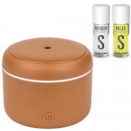 Pachet Turbionaire Sweet Inspire, Difuzor de Aroma Puck Caramel, Ulei esential Stadler Form Refresh, Ulei esential Stadler Form Relax