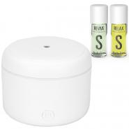 Pachet Turbionaire White Inspire, Difuzor de Aroma Puck Snow, Ulei esential Stadler Form Revive, Ulei esential Stadler Form Relax