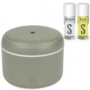 Pachet Turbionaire Pure Inspire, Difuzor de Aroma Puck Stone, Ulei esential Stadler Form Refresh, Ulei esential Stadler Form Relax