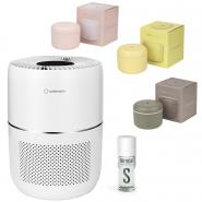 Pachet Turbionaire Art, Purificator de aer Turbionaire D20AD, Difuzor de Aroma Puck Blush, Difuzor de Aroma Puck Lemon, Difuzor de Aroma Puck Stone, Ulei esential Stadler Form Refresh