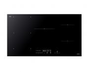 Plita Inductie Falmec 90 cm, Sticla Ceramica Neagra Mata, 5 Zone de Gatit, Functii Avansate: Automat, Conectivitate cu Hota Falmec, Bridge, Timer, Chef, Senzor Pan, Control Tactil, Instalare pe Blat sau Flush
