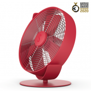 Ventilator de birou STADLER FORM TIM, CHILLI RED, 10 W, Silentios, Inclinare reglabila, Rotativ, Alimentare cablu USB