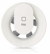 Ventilator wireless PAX Norte, Posibilitate de control prin telefon, Timer, Sensor de umiditate, Senzor de lumina, Consum 4 W, 110 mc/h, Maxim 20 dB (A), Fabricatie Suedia, Garantie 5 ani